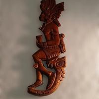Sculture artigianali in legno – Figure precolombia