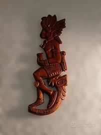 Sculture artigianali in legno – Figure precolombia