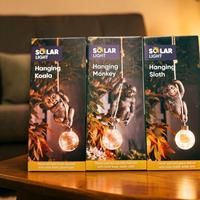 set tre lampade solari