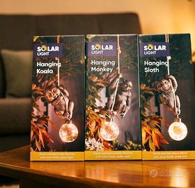 set tre lampade solari