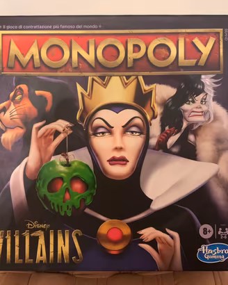 Gioco Monopoly Disney Villains Edizione Italiana