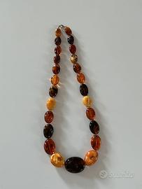 Vintage ambra perline