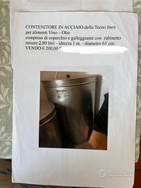 Contenitore acciaio per alimenti 