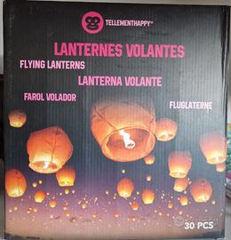 pacco 30 pezzi lanterne cinesi