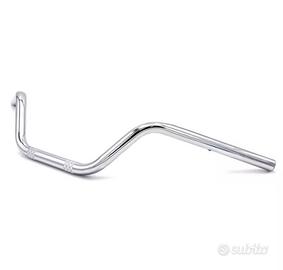 Manubrio moto universale cromato
