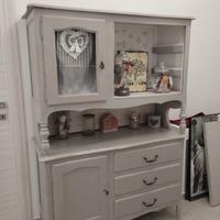 Credenza Stile Shabby Grigia