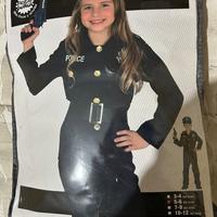 Abito di carnevale polizia unisex bambini