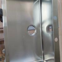 Lavello Smeg filotop (Acciaio Inox).