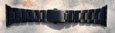Cinturino per Applewatch in acciaio + kit regolaz.