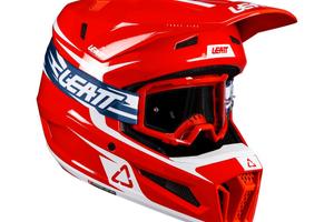 CASCO LEATT KIT MOTO 3.5 - V26 | Rosso | M 57-58cm