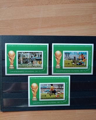 francobolli Sao Tome' e Principe 1978 fogli. mnh