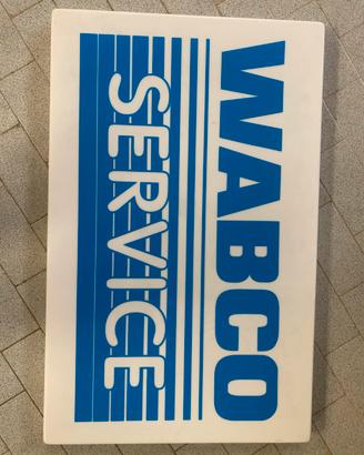 Insegna luminosa bifronte