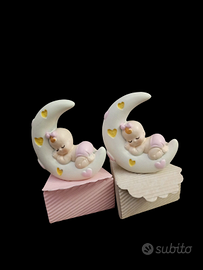 Bomboniera bimba sulla luna