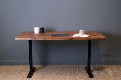Piano Scrivania in stile industriale legno rustico