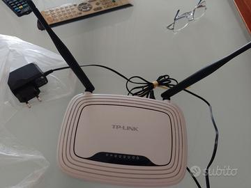 router TP link + switch + modem fibra Tim 