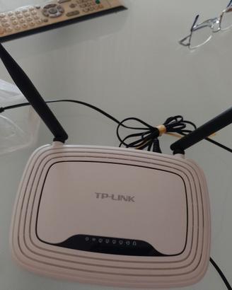 router TP link + switch + modem fibra Tim 