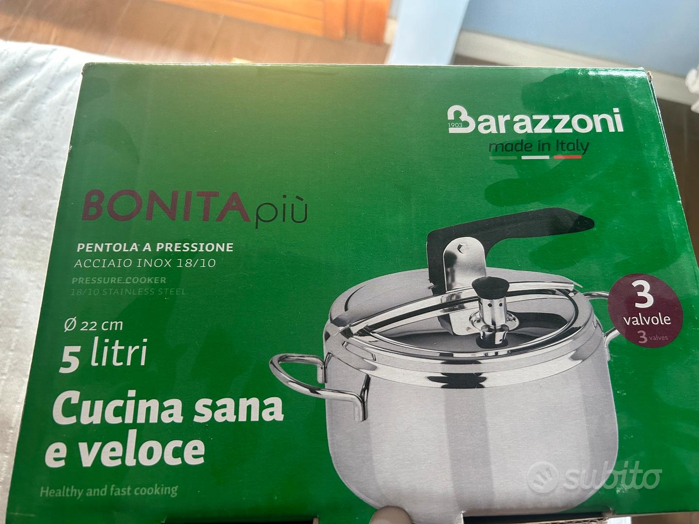 Cestello Per Pentola A Pressione Barazzoni 5lt - Ø18cm, Acciaio Inox, Made In Italy - Foto 4