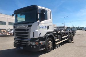 SCANIA R500 V8 IMPIANTO SCARRABILE TRE ASSI
