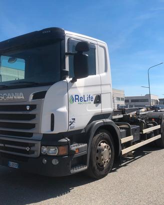 SCANIA R500 V8 IMPIANTO SCARRABILE TRE ASSI