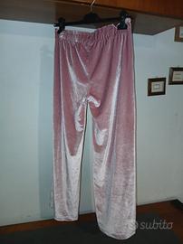 pantalone per ragazza rosa e con brillanti 