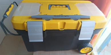Cassetta Porta Attrezzi Trolley Sancys con Ruote 