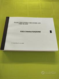 manuale uso e manutenzione CBR 1000 RR 