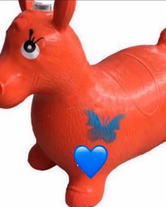 Cavallo gonfiabile cavalcabile per bambini