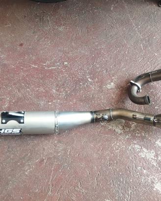 Scarico completo hgs per Yamaha yzf 450