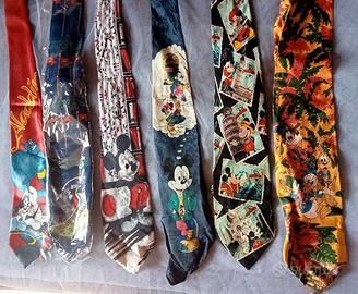 Cravatta Disney vintage topolino ecc.