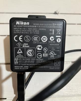 Nikon EH-69P caricabatterie 5v
