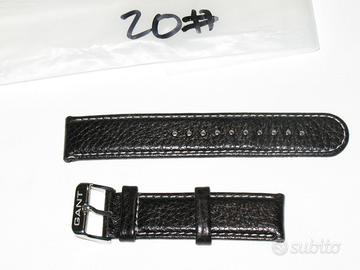 Cinturino GANT ansa 20 mm. vera pelle, fibbia inox