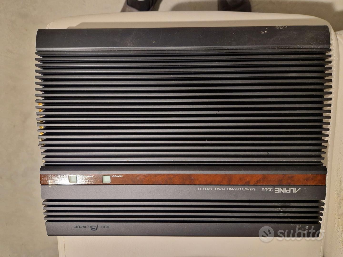 アルパイン アンプ3566 ALPINE Alpine 3566 Vintage Car Amplifier 6 5 