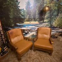 Divano letto e due poltrone