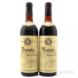 Barolo Valfieri Riseva Speciale 1974 collezionismo