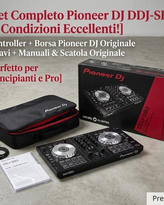 Set completo Piooner dj ddj-sb2 + borsa, scatola