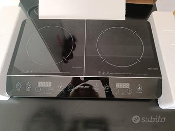 doppia piastra ad induzione 
