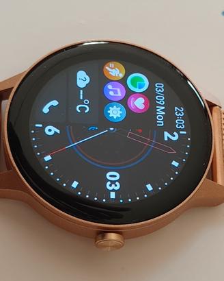 Smartwatch Donna Oro – Chiamate Bluetooth, Imperme