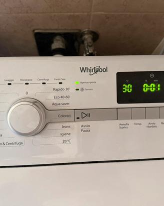 Lavatrice a carica dall'alto Whirlpool 6,0 kg
