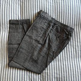 Pantaloni H&M grigio quadri marrone grigio