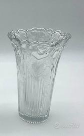 Borgonovo vaso vintage anni'50 rose foglie satinat