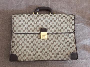 Borsa porta documenti e pc in tessuto