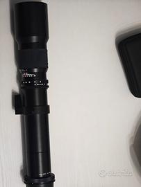 Ottica Manuale Canon 500 mm + Moltiplicatore 500 