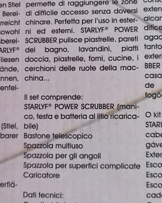 Spazzola per pulizie multiuso