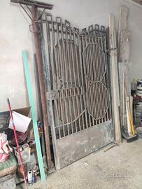 Cancello in ferro pieno