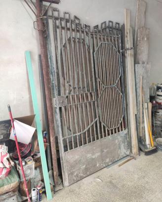 Cancello in ferro pieno
