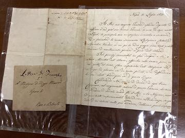 Lettera di Francesco I di Borbone del 1820