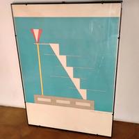 serigrafia di Andrea Branzi “Progetto di libreria”