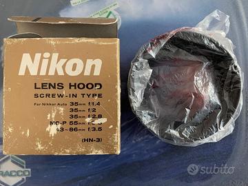 Nikon HN 3 lens hood Nikkor 35mm e altri
