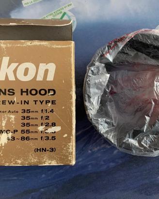 Nikon HN 3 lens hood Nikkor 35mm e altri
