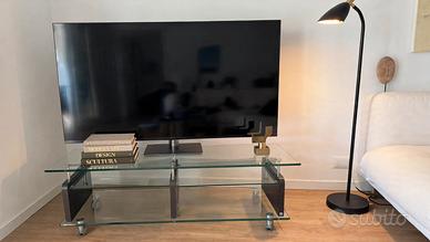 Mobile porta Tv in vetro  come nuovo